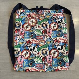Disneyland Disney Parks Mickey Mouse Drawstring Bag Sack Backpack Tinkerbell